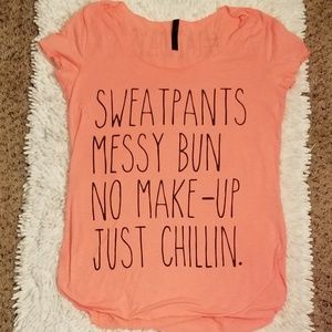 LazyDays Nightshirt Womens Sz L Pink